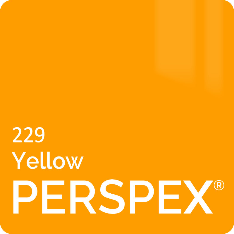 Yellow Gloss Perspex® Sheet 229