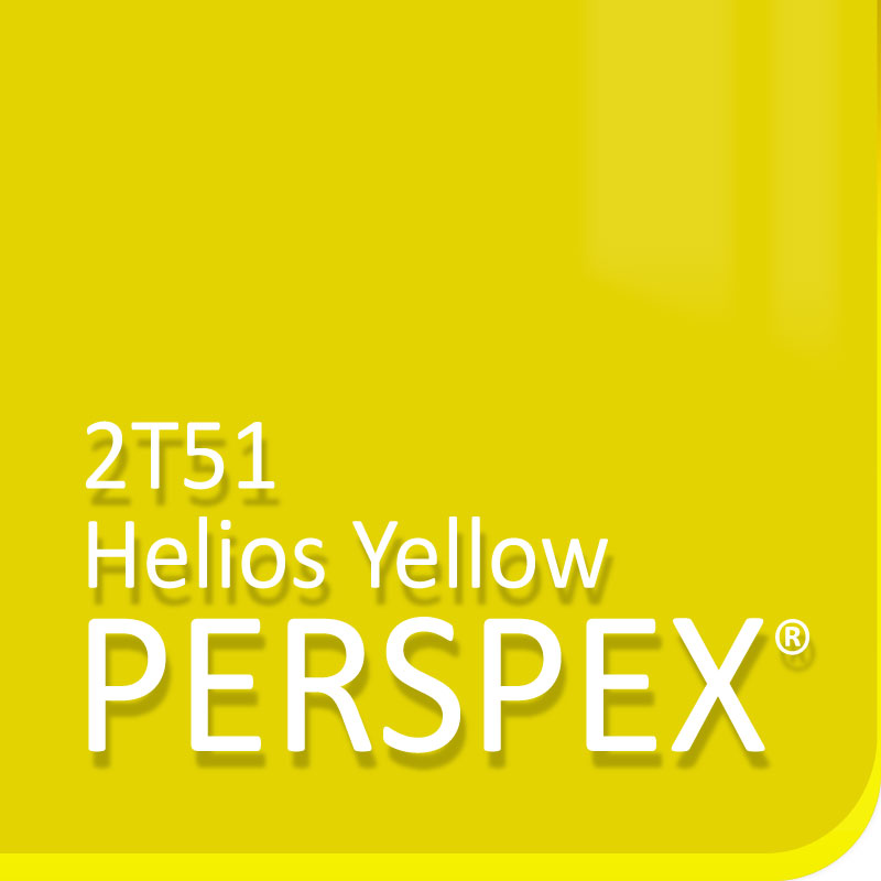 Helios Yellow 2T51 Fluorescent Perspex