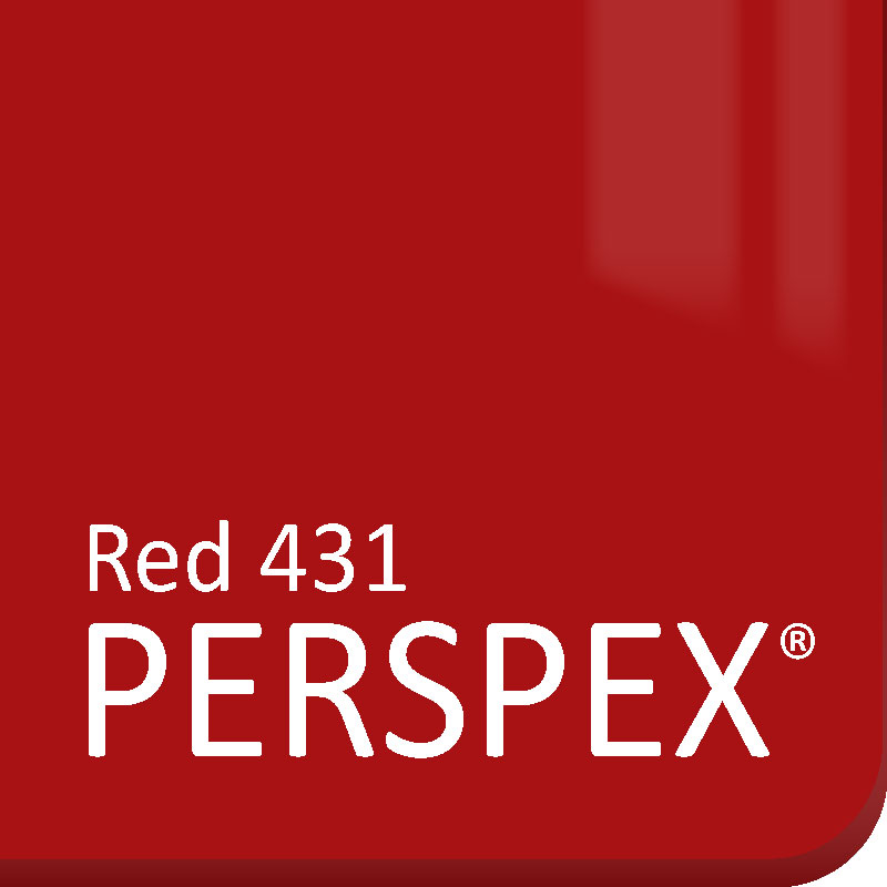 Red Perspex 431