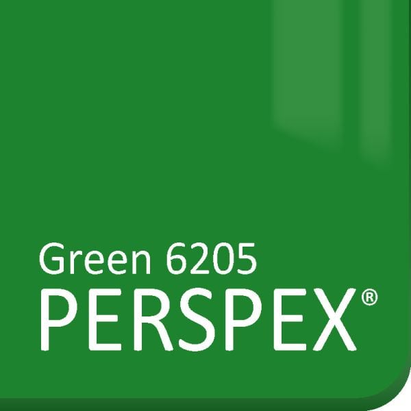 Green 6205 Perspex