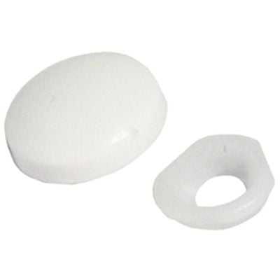 Pack of 20 White Anti Crack Screw Covers