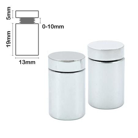  Stand Off Wall Mount 19mm x 13mm
