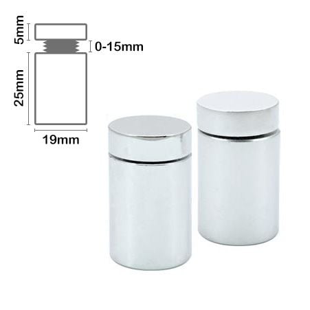 Stand Off Wall Mount 25mm x 19mm