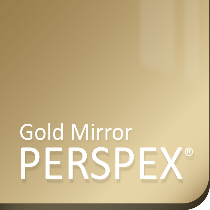 Gold Mirror Perspex