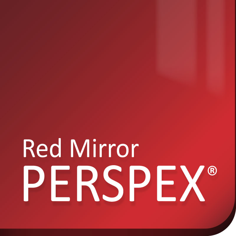 Red Mirror Perspex