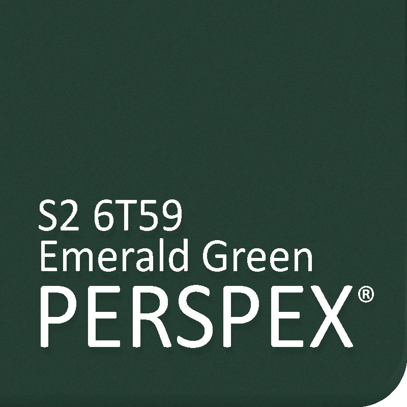 Emerald Green S2 6T59 Perspex
