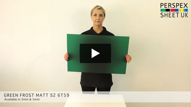Emerald Green Frost Perspex® S2 6T59